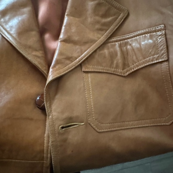 Vintage Golden State leather jacket - Picture 4 of 4